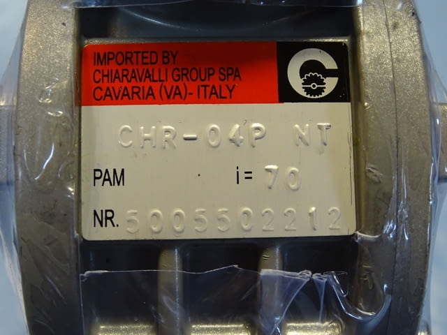 Червячен редуктор CHIARAVALLI CHR-04PNT 1:70 0.55kW Reducer, град Пловдив - снимка 4