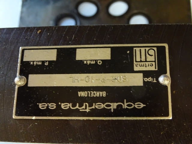 Хидравличен клапан Equibertma SDR-P-10-HL, град Пловдив | Промишлено Оборудване - снимка 4