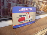 Метална табела мотор скутер мотопед Lambretta за градско ретро моторче 1959 li 150