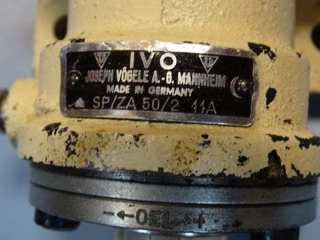 Хидравлична помпа Joseph Vobele IVO SP/ZA 50/2 11A gear pump, град Пловдив - снимка 3