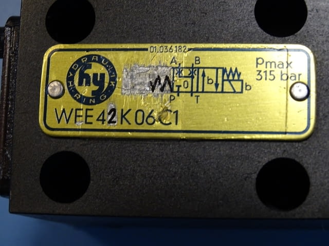 Хидравличен разпределител Hydraulik Ring WFE42K06C1 directional valve 24VDC - снимка 2