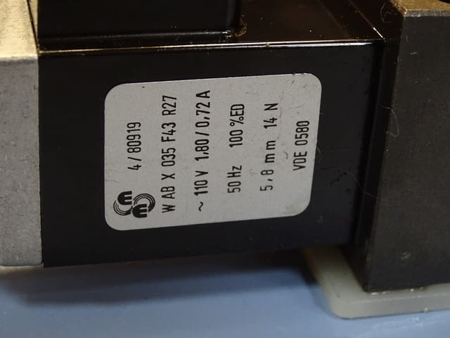 Хидравличен разпределител Hydraulik Ring WEE43G06C1 directional valve 110VAC - снимка 4