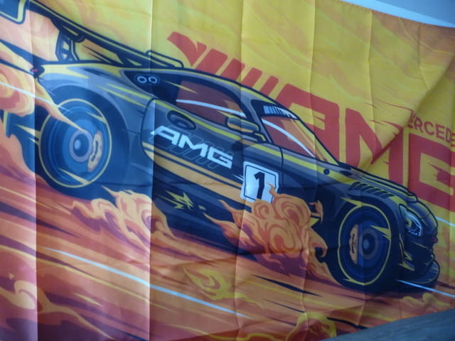 Mercedes AMG знаме флаг Мерцедес спорт автомобилен завод, град Радомир | Рекламни Материали - снимка 2
