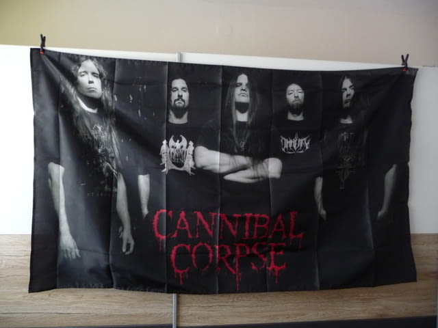Cannibal Corpse знаме дет метъл хеви метъли металист постер, град Радомир - снимка 1