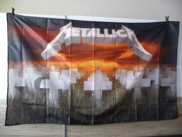 Metallica знаме флаг Master of puppets хеви метъл Господаря на куклите - снимка 1