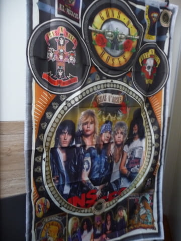 Guns N" Roses знаме флаг rock рок балади Аксел Роуз Слаш Дъф Маккагън - снимка 2