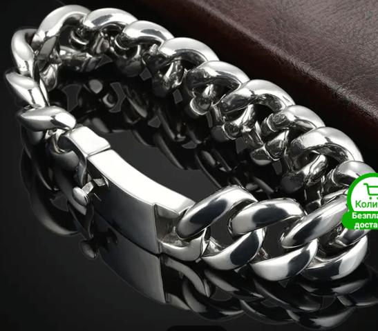 Мъжка гривна Двойна катарама - city of Montana | Bracelets - снимка 1