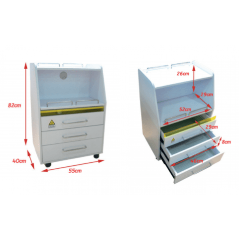 Количка за естетика Spin 55 x 40 x 82 см, град София | Фризьорско / Козметично - снимка 5