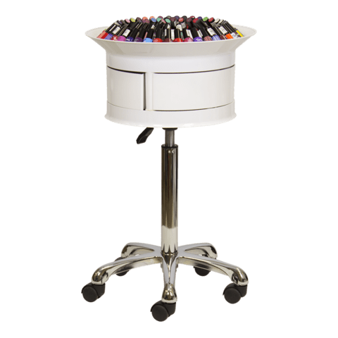 Количка за маникюр Adela - бяла 49 х 49 х 84/103 см, град София | Фризьорско / Козметично - снимка 6