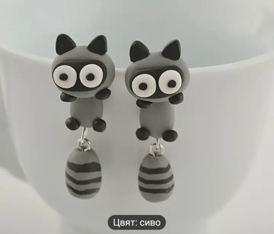 Забавни обеци Unisex, Обици - град Берковица | Бижута - снимка 1