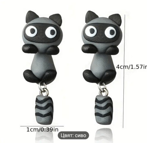 Забавни обеци Unisex, Обици - град Берковица | Бижута - снимка 3