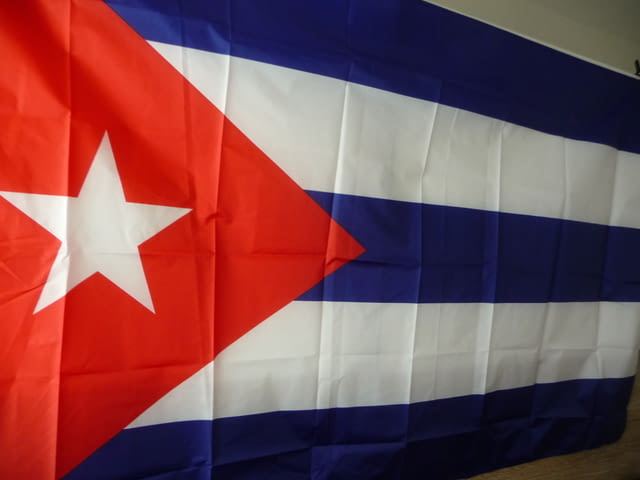 Ново Знаме на Куба Фидел Кастро Островът на свободата революция - снимка 2