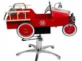 Детско фризьорско столче - пожарна кола