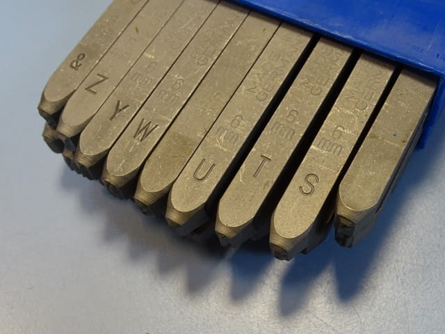 Комплект шлосерски букви-латиница 6 mm Gravurem-S 58-61 HRC, град Пловдив - снимка 4