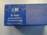 Комплект шлосерски букви-латиница 6 mm Gravurem-S 58-61 HRC