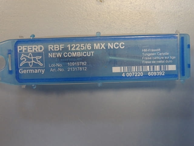 Борфреза гъбовидна PFERD RBF 1225/6 MX NCC 25x12x6 mm, city of Plovdiv | Instruments - снимка 5