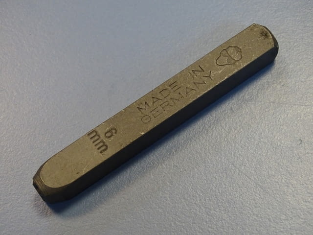 Комплект шлосерски букви-кирилица 6 mm Gravurem Cyrillic Alphabet 58-61 HRC - снимка 3