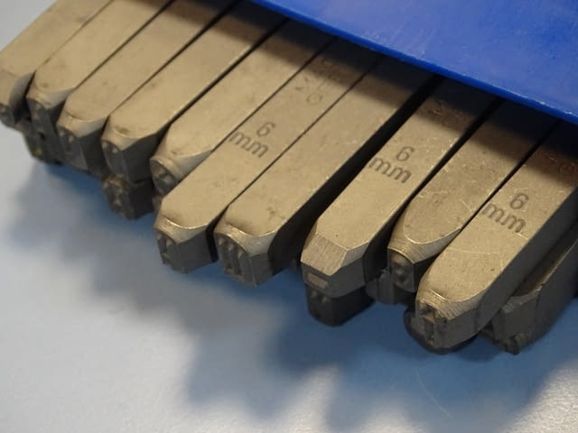 Комплект шлосерски букви-кирилица 6 mm Gravurem Cyrillic Alphabet 58-61 HRC - снимка 4