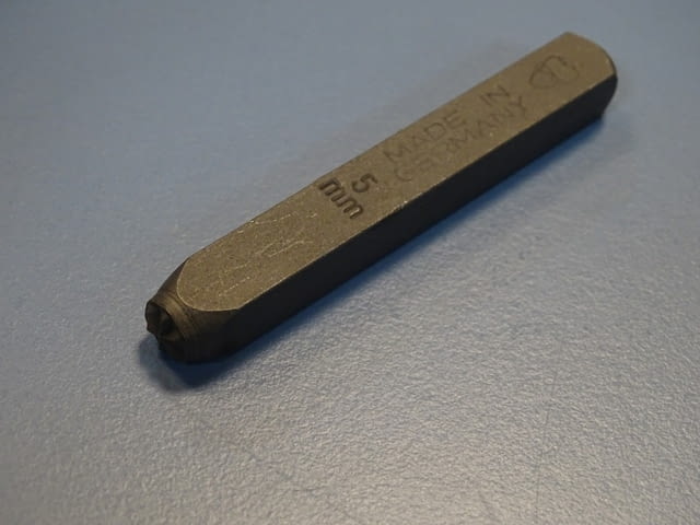 Комплект шлосерски букви-кирилица 5 mm Gravurem Cyrillic Alphabet (А-Я) 58-61 HRC - снимка 5