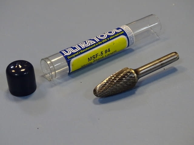 Шлайфгрифер с объл връх ULTRA TOOL MSF-5#4 35mm shank langth 13x25-6x60 - снимка 1