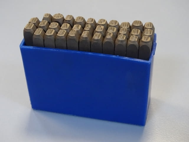 Комплект шлосерски букви-кирилица 4 mm Gravurem Cyrillic Alphabet (А-Я) 58-61 HRC - снимка 5