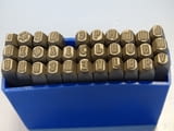 Комплект шлосерски букви-кирилица 4 mm Gravurem Cyrillic Alphabet (А-Я) 58-61 HRC