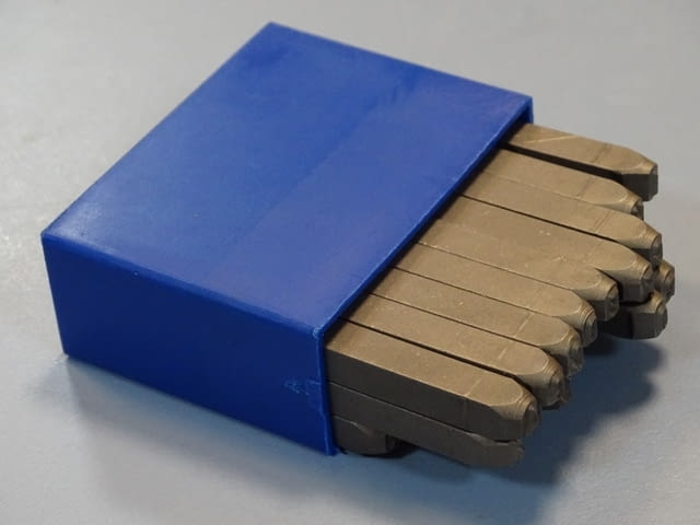 Комплект шлосерски букви-латиница 4 mm Gravurem-S 58-61 HRC, град Пловдив - снимка 3