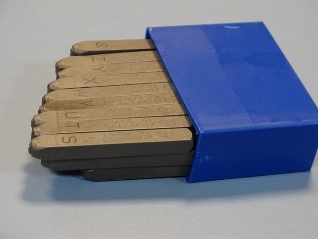 Комплект шлосерски букви-латиница 4 mm Gravurem-S 58-61 HRC, град Пловдив - снимка 4