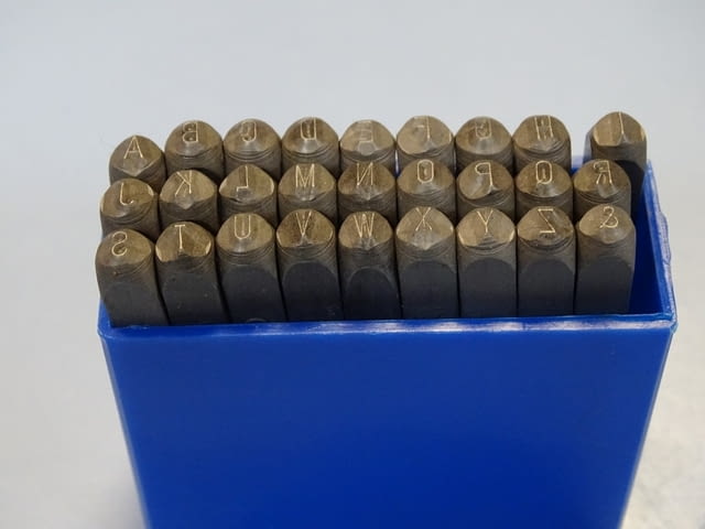 Комплект шлосерски букви-латиница 3 mm Gravurem-S 58-61 HRC, град Пловдив - снимка 2
