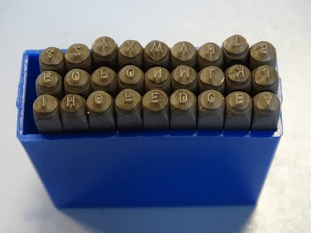 Комплект шлосерски букви-латиница 2 mm Gravurem-S 58-61 HRC, град Пловдив - снимка 2