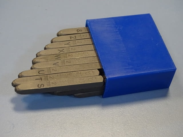 Комплект шлосерски букви-латиница 2 mm Gravurem-S 58-61 HRC, град Пловдив - снимка 3