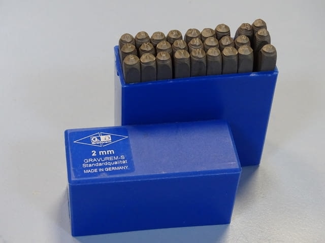 Комплект шлосерски букви-латиница 2 mm Gravurem-S 58-61 HRC, град Пловдив - снимка 5