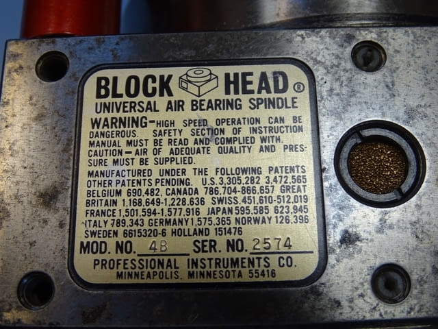 Пневматичен шпиндел Blok Head 4B Universal Air Bering Spindle - снимка 2