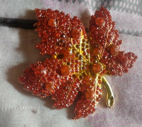 Уникална брошка Есенно листо, city of Bеrkovitsa | Necklaces / Chains / Pendants - снимка 1