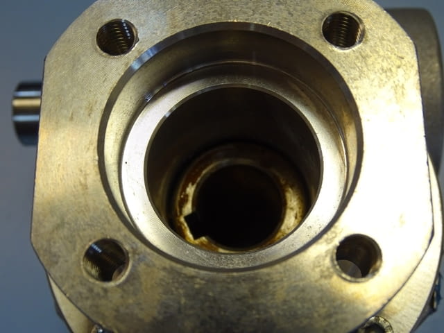 Червячен редуктор GHIRRI MOTORIDUTTORI MRV05 F1 worm gear reducer 1:10 - снимка 5