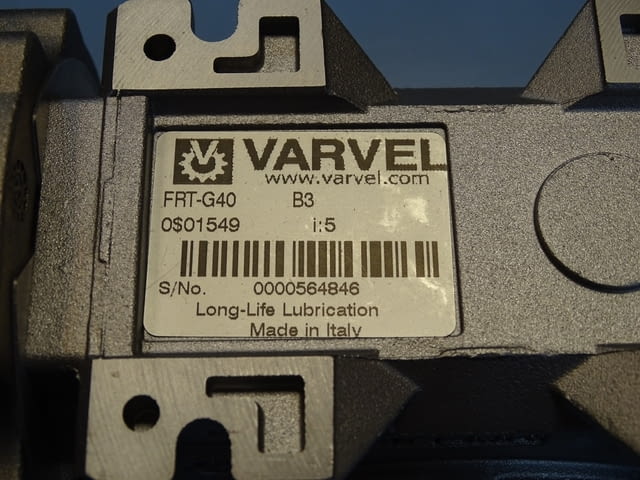 Червячен редуктор VARVEL FRT-G40 B3 reducer worm gear box 1:5 - снимка 3