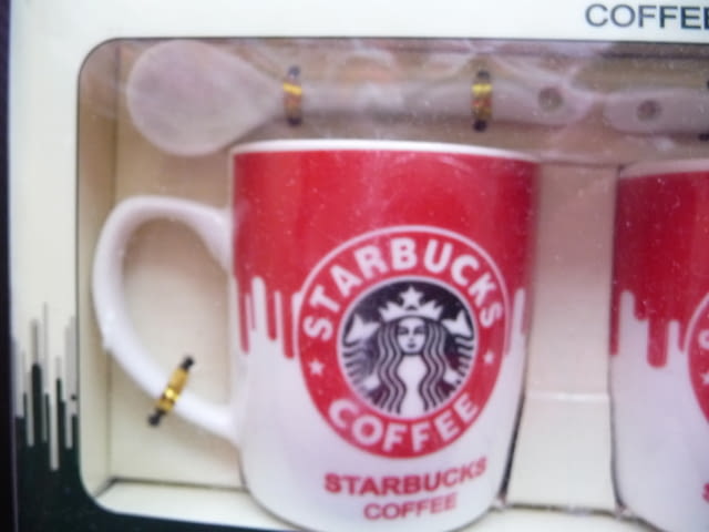 Starbucks Coffee две порцеланови чаши за кафе с лъжички нови, city of Radomir - снимка 6