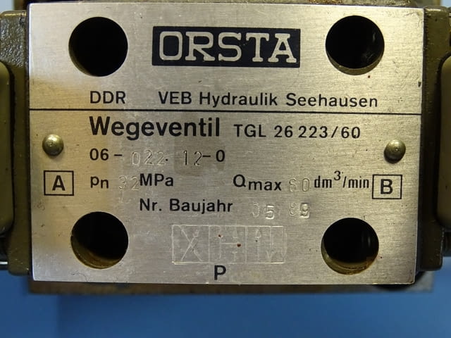 Хидравличен разпределител Orsta 06-022.12-0 TGL26223/60 Hydraulic valve - снимка 4