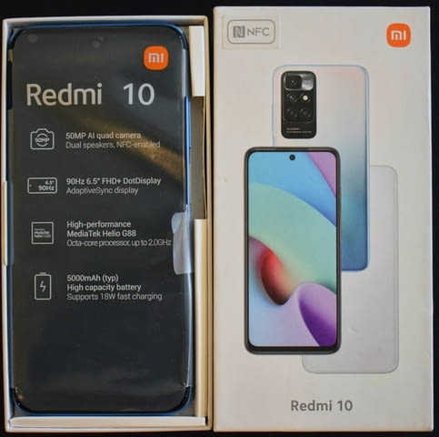 Xiaomi Redmi 10 2022 dual sim 4GB/128GB син (морско синьо), city of Samokov - снимка 2
