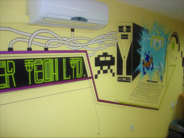 Рисунки по стени, дизайн и декор, художествено оформление на пространства, художник - снимка 5