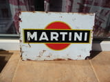 Метална табела Martini алкохол Мартини коктейл реклама лого бар дискотека