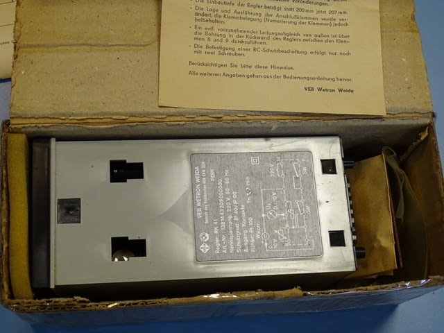 Терморегулатор VEB WETRON WEIDA RK41 PDPI 220V 0/499°C, град Пловдив | Промишлено Оборудване - снимка 12