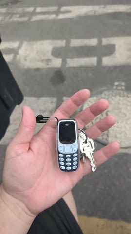Мини телефон, BM10, с промяна на гласа, малък телефон, mini telefon - снимка 1
