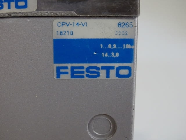 Пневматичен модул Festo CPV-14-Vi, CPV14-CE-FB-6 161360NN02, град Пловдив - снимка 4