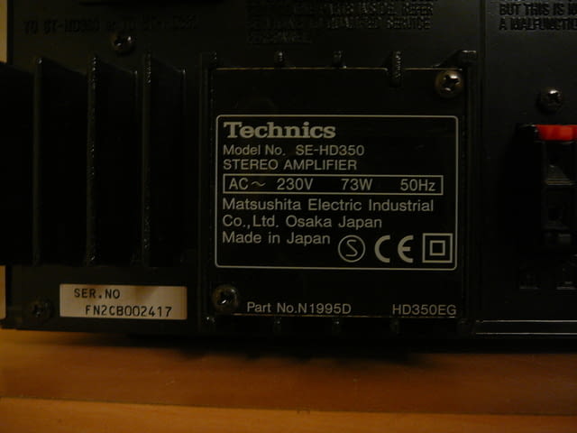 Technics se-hd350 - city of Pazardzhik | Amplifiers & Boards - снимка 7