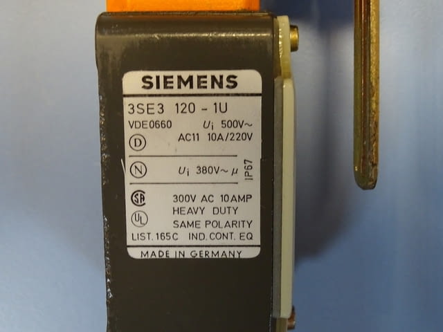 Краен изключвател Siemens 3SE3 120-1U travel limit switch 10A - снимка 6