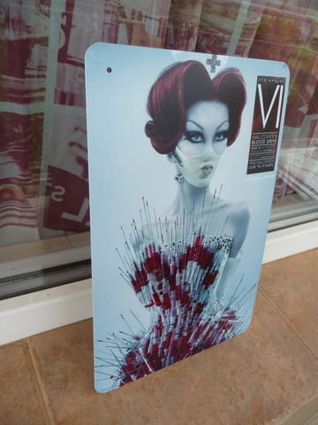 Метална табела филм SAW Убийствен пъзел мед. сестра кръв, city of Radomir - снимка 2