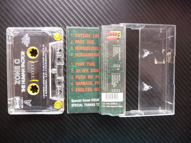 Zone C The Human Factor аудио касета Marco's Music музика, град Радомир | Музикални Стоки - снимка 2