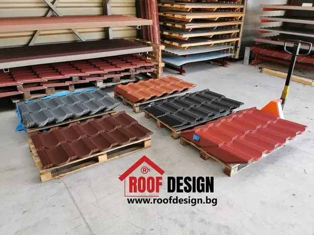 Метални керемиди модел Германия - село Мартен | Строителни Материали - снимка 2