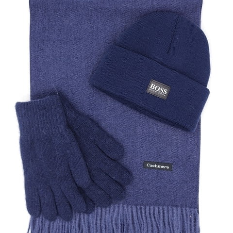 Комплект шапка шал и ръкавици мъжки, city of Varna | Hats / Scarves / Gloves - снимка 1